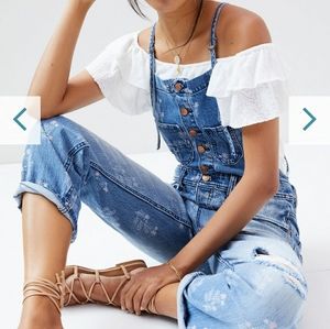 NWT Anthro Pilcro Painters Denim Overalls